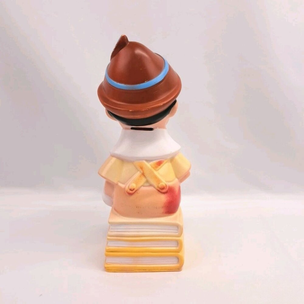 Disney Vintage Plastic Pinocchio Piggy Bank - Picture 5 of 16